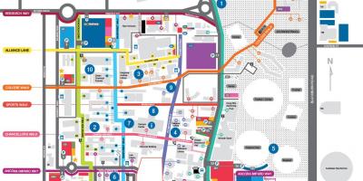 Карта университета Монаша