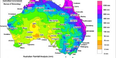 Дождя карте Мельбурна