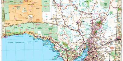 Карта Южной Австралии