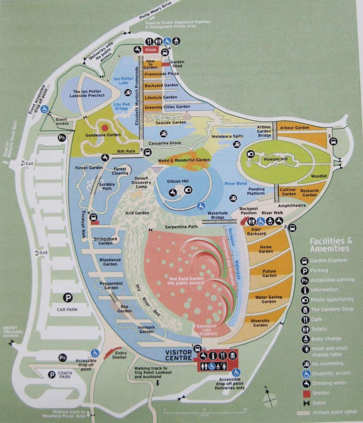Королевский Ботанический сад на карте